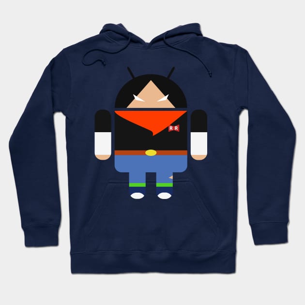 Android 17 Hoodie by prometheus31